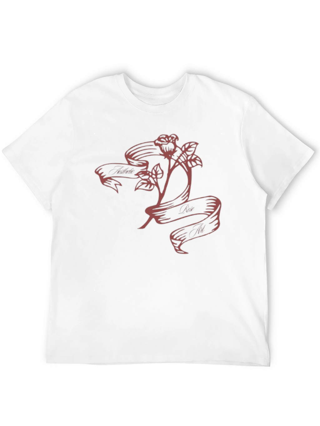 Rose & Banner Graphic T-Shirt