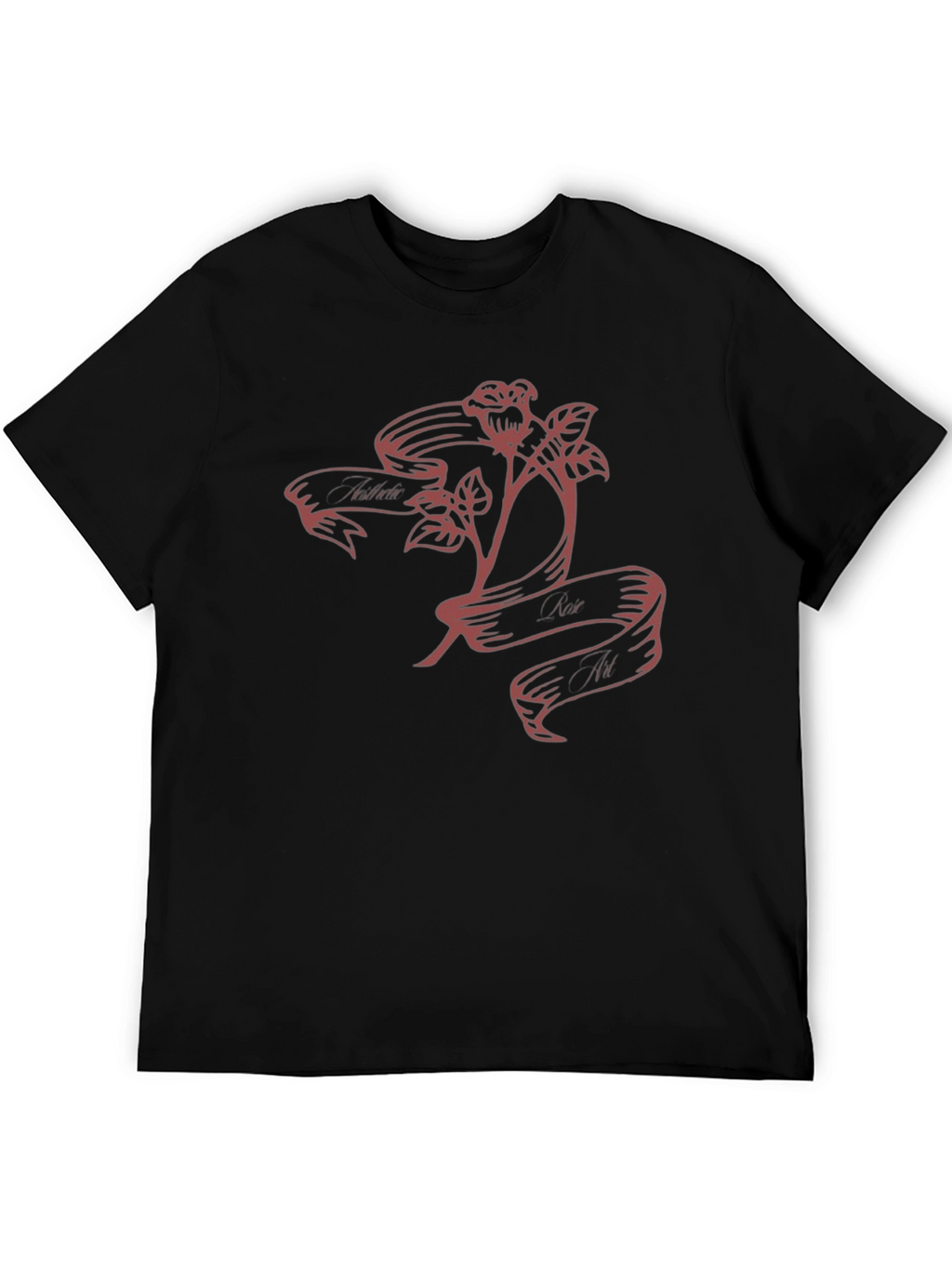 Rose & Banner Graphic T-Shirt