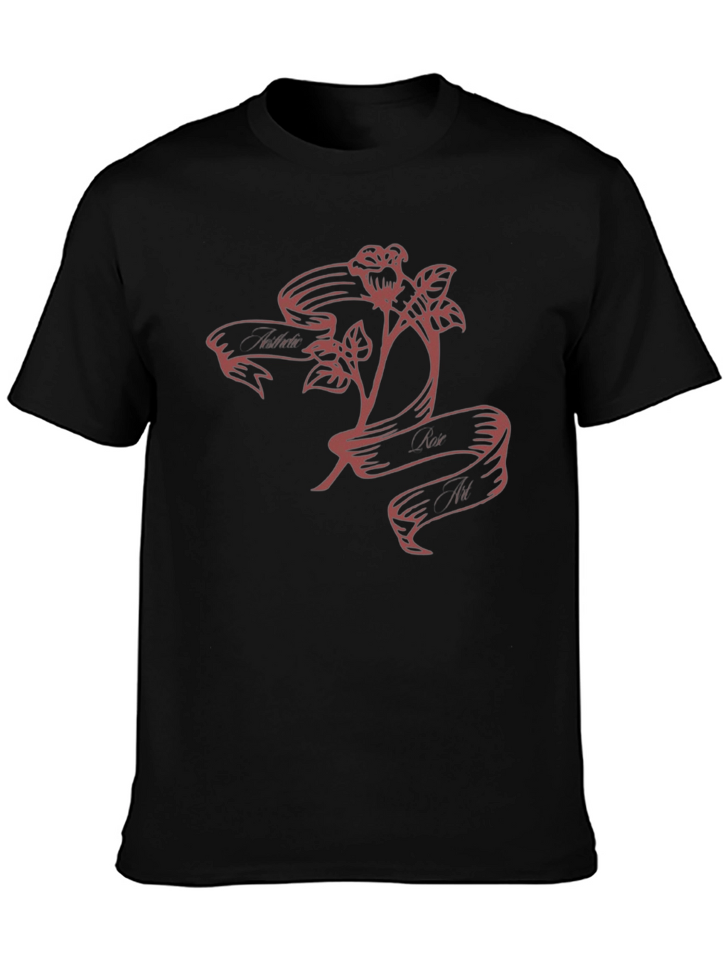 Rose & Banner Graphic T-Shirt