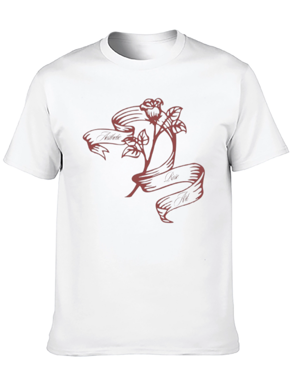 Rose & Banner Graphic T-Shirt