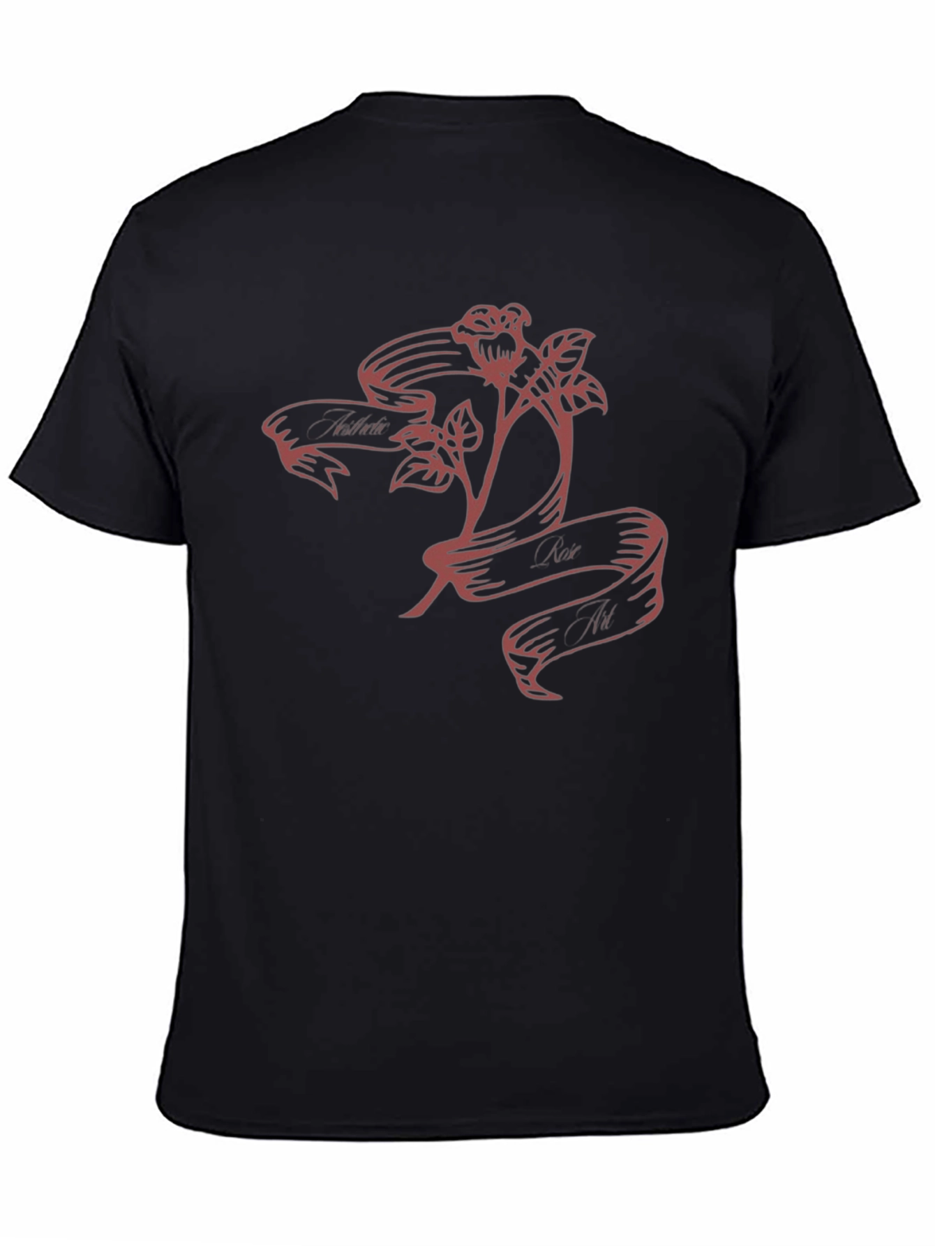 Rose & Banner Graphic T-Shirt