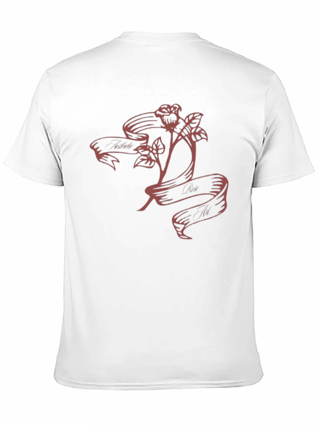 Rose & Banner Graphic T-Shirt