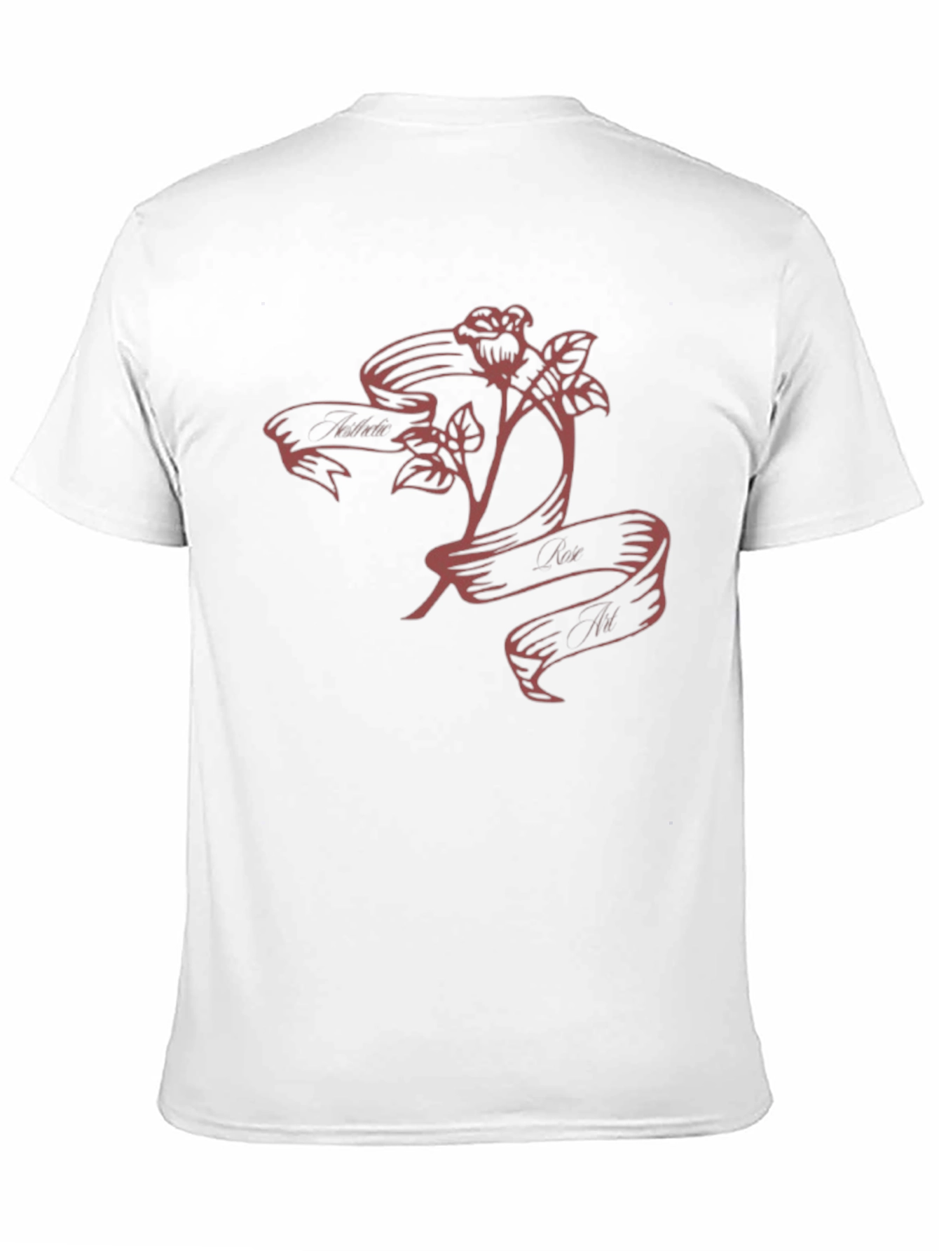 Rose & Banner Graphic T-Shirt