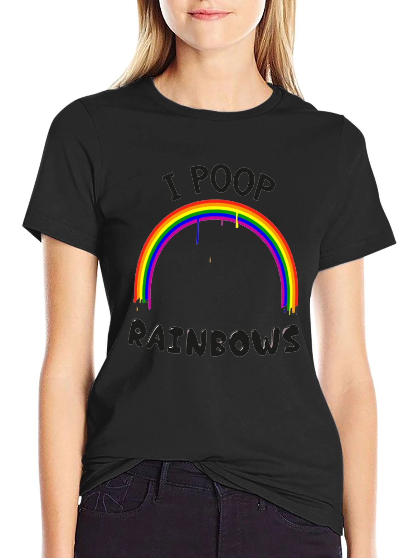 I Poop Rainbows Graphic T-Shirt