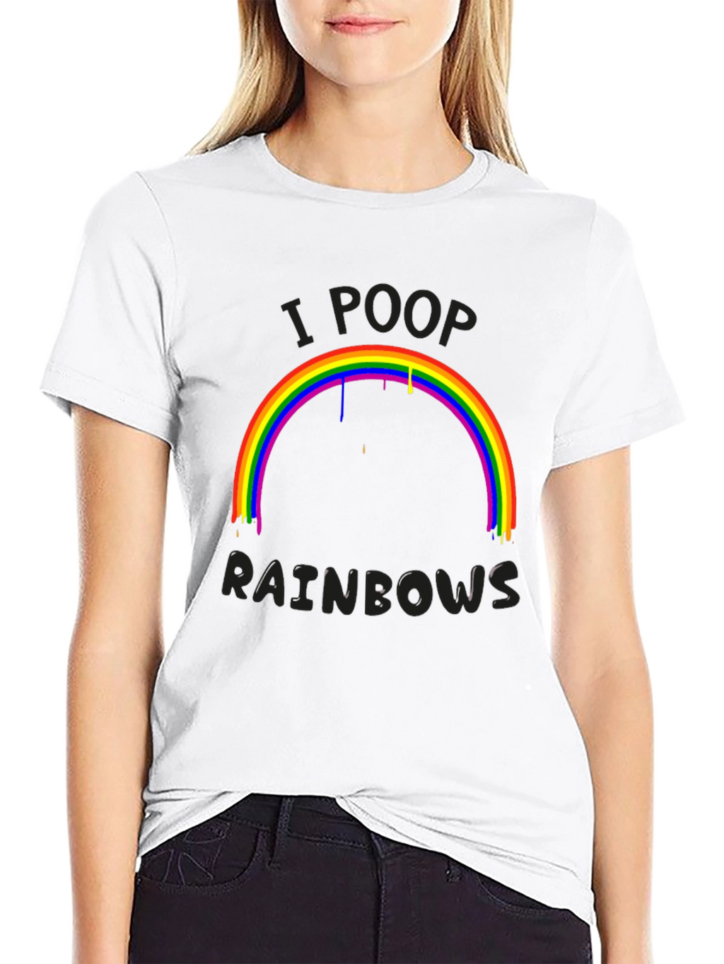 I Poop Rainbows Graphic T-Shirt