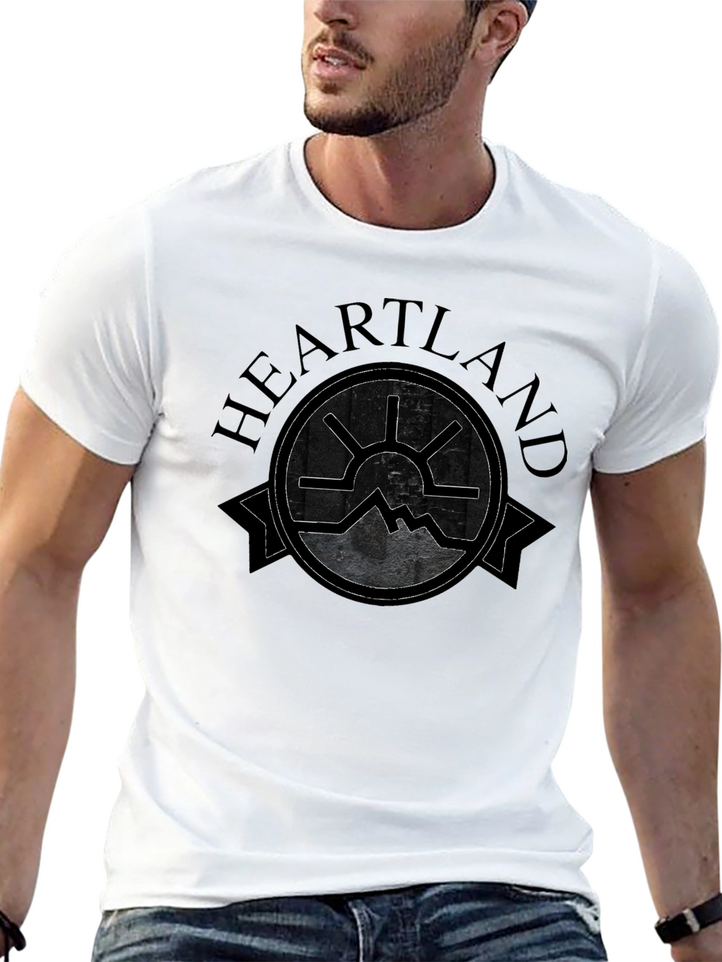 Heartland Graphic Black T-Shirt