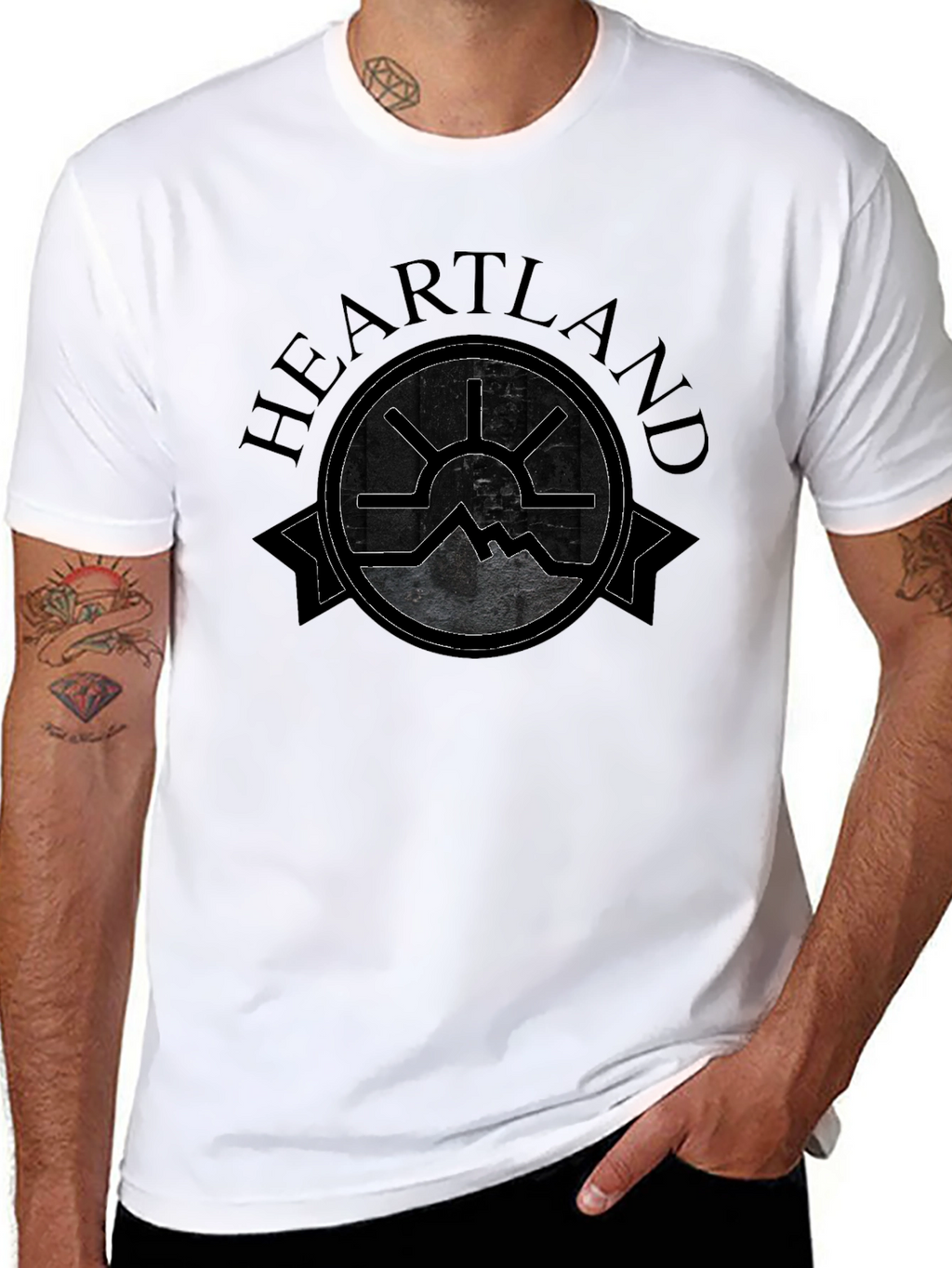 Heartland Graphic Black T-Shirt