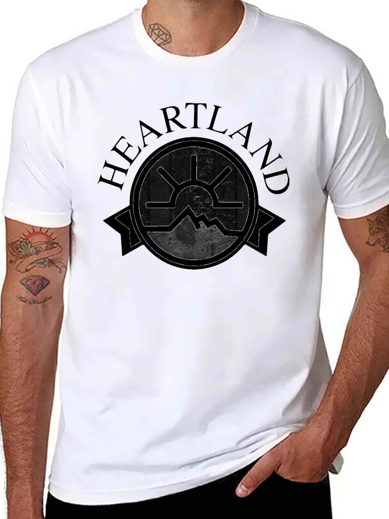 Heartland Graphic Black T-Shirt