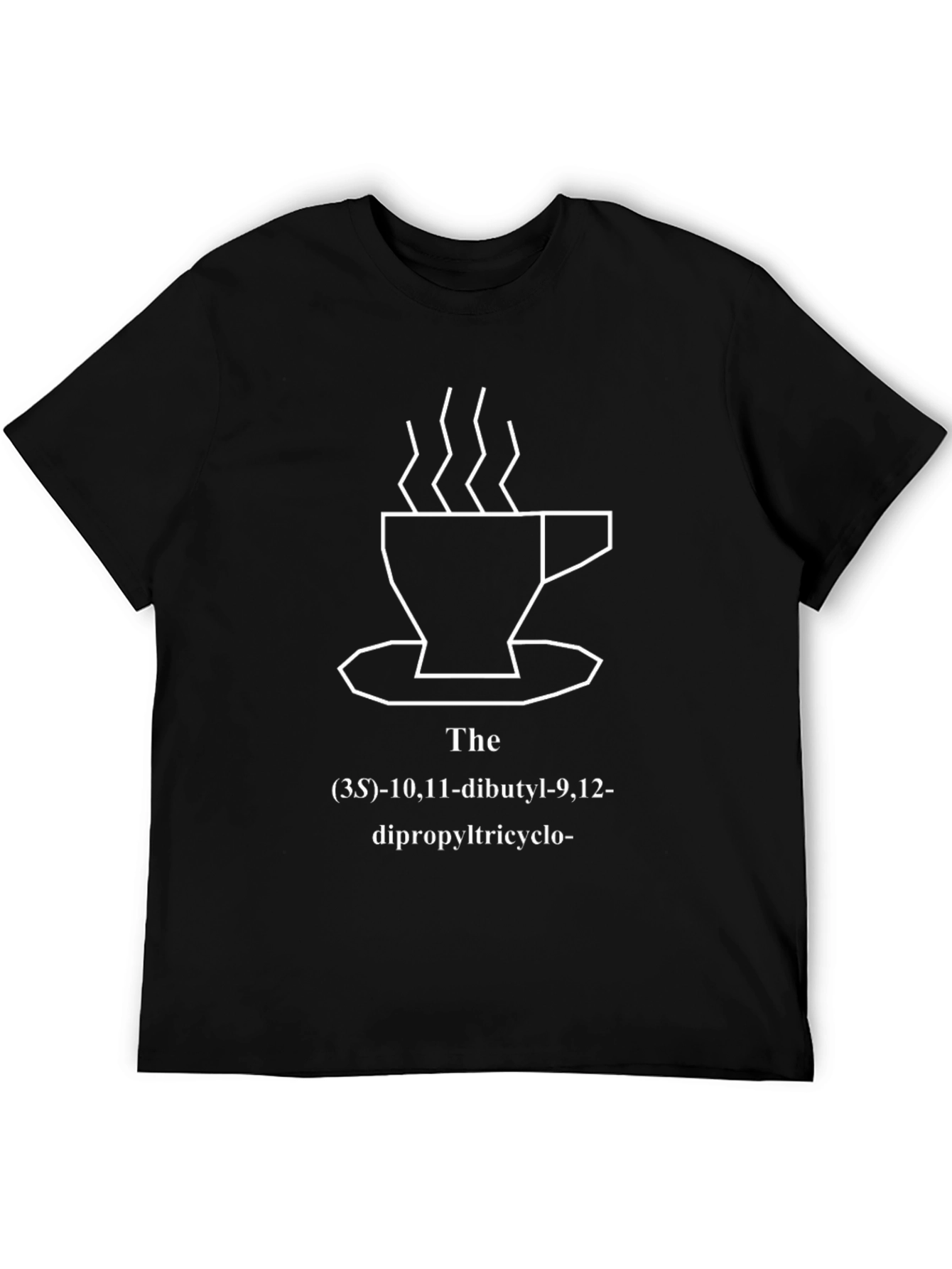 Coffee Molecule T-Shirt - Caffeine Chemistry Tee