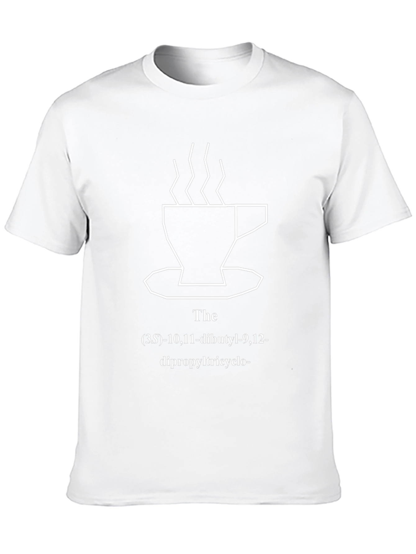 Coffee Molecule T-Shirt - Caffeine Chemistry Tee
