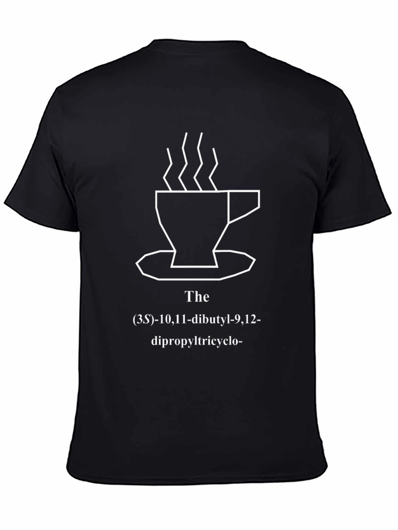 Coffee Molecule T-Shirt - Caffeine Chemistry Tee