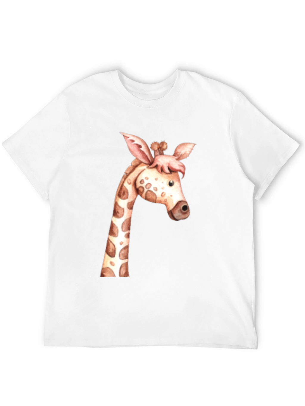 Giraffe Graphic Tee - Unisex Black T-Shirt