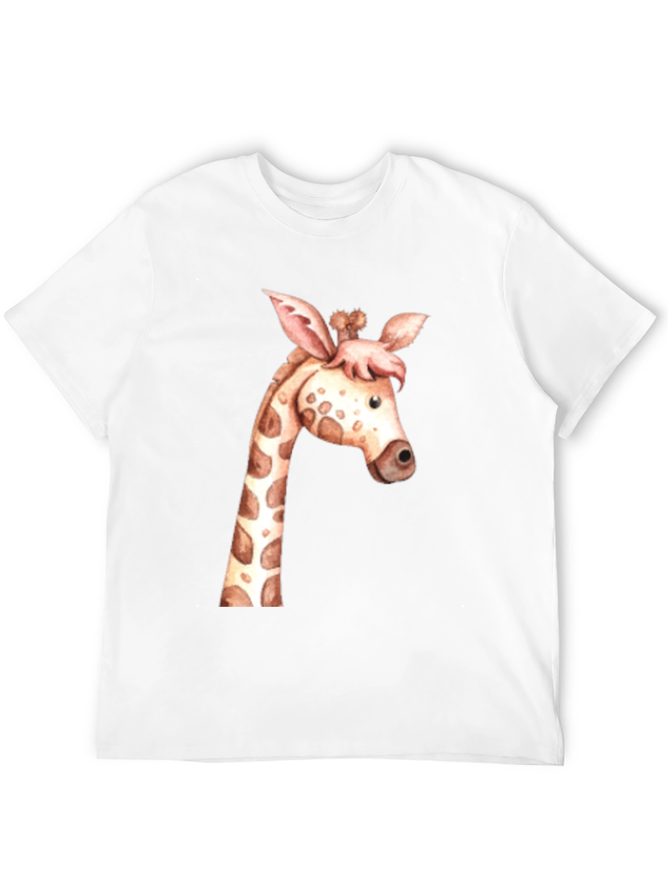 Giraffe Graphic Tee - Unisex Black T-Shirt