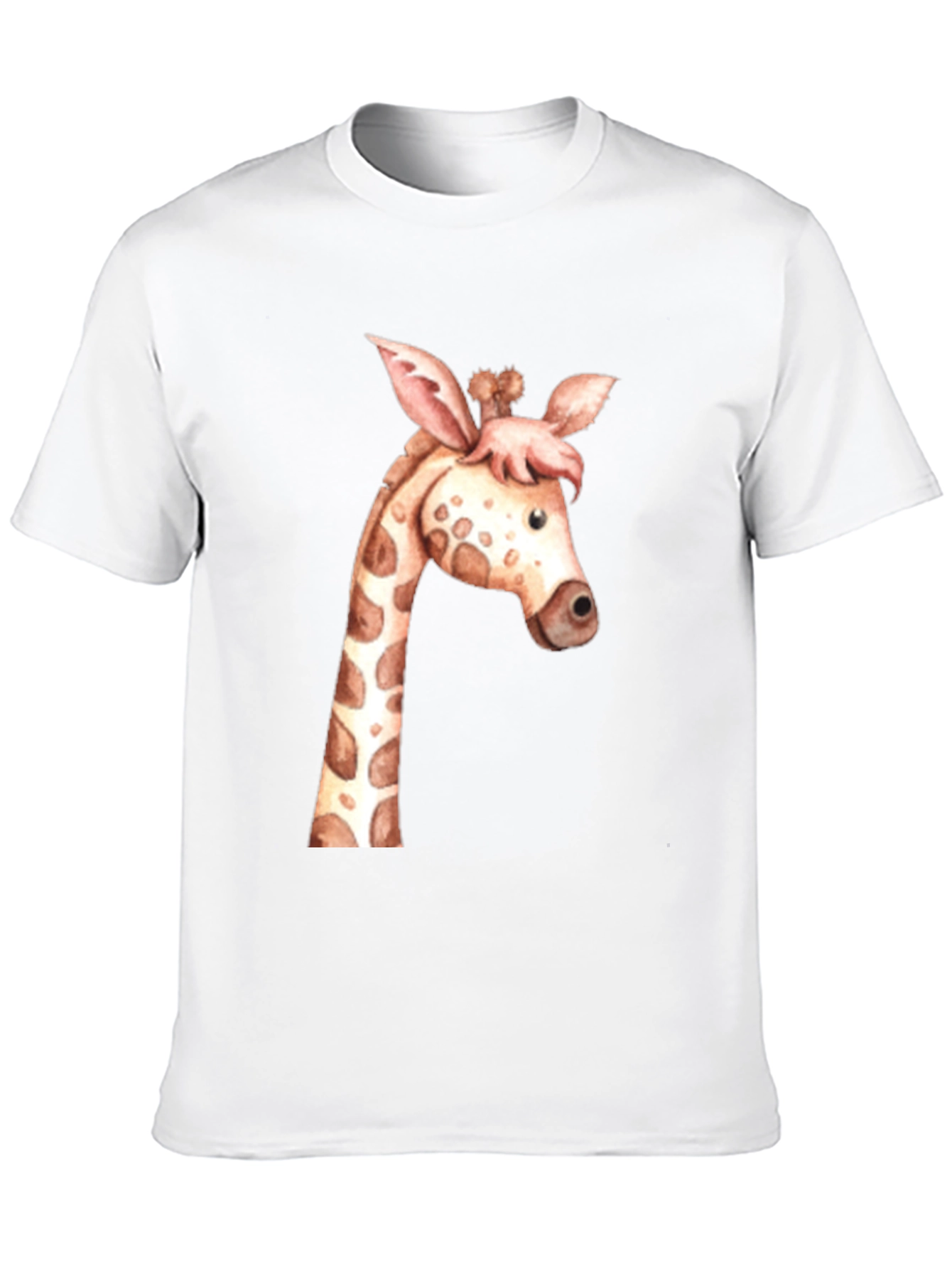Giraffe Graphic Tee - Unisex Black T-Shirt