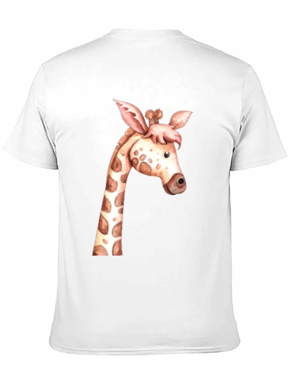 Giraffe Graphic Tee - Unisex Black T-Shirt