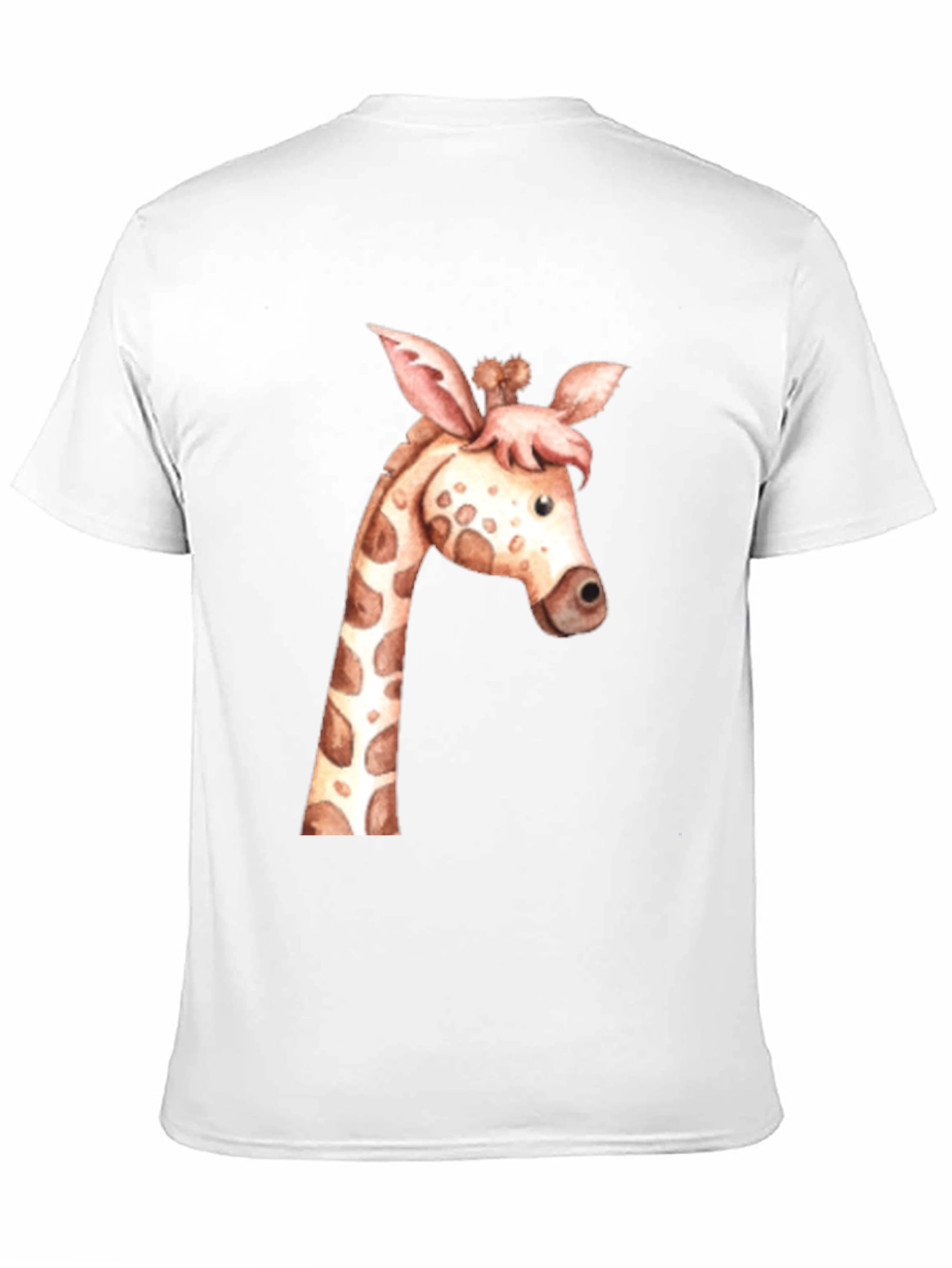 Giraffe Graphic Tee - Unisex Black T-Shirt