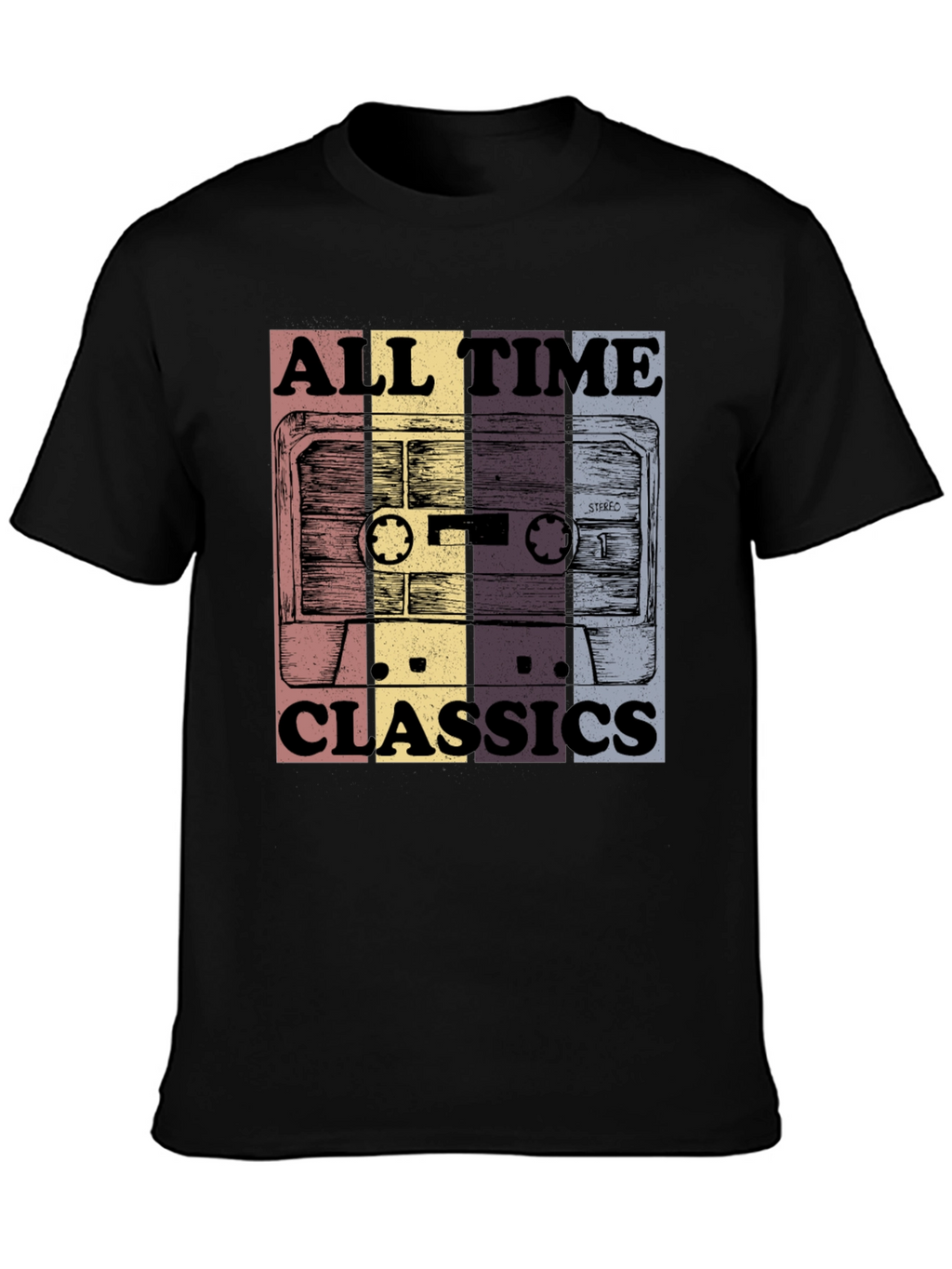 All Time Classics Retro Cassette Tape T-Shirt