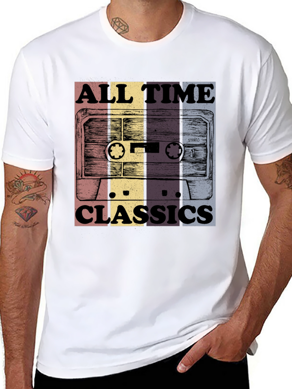 All Time Classics Retro Cassette Tape T-Shirt
