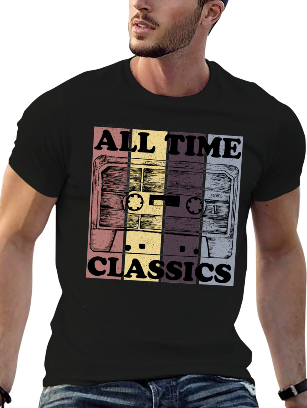 All Time Classics Retro Cassette Tape T-Shirt