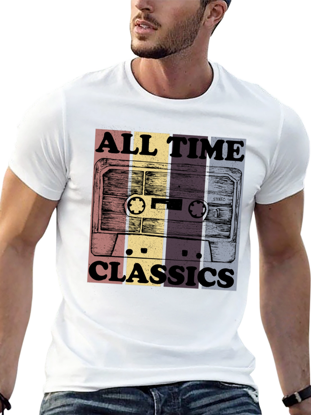 All Time Classics Retro Cassette Tape T-Shirt