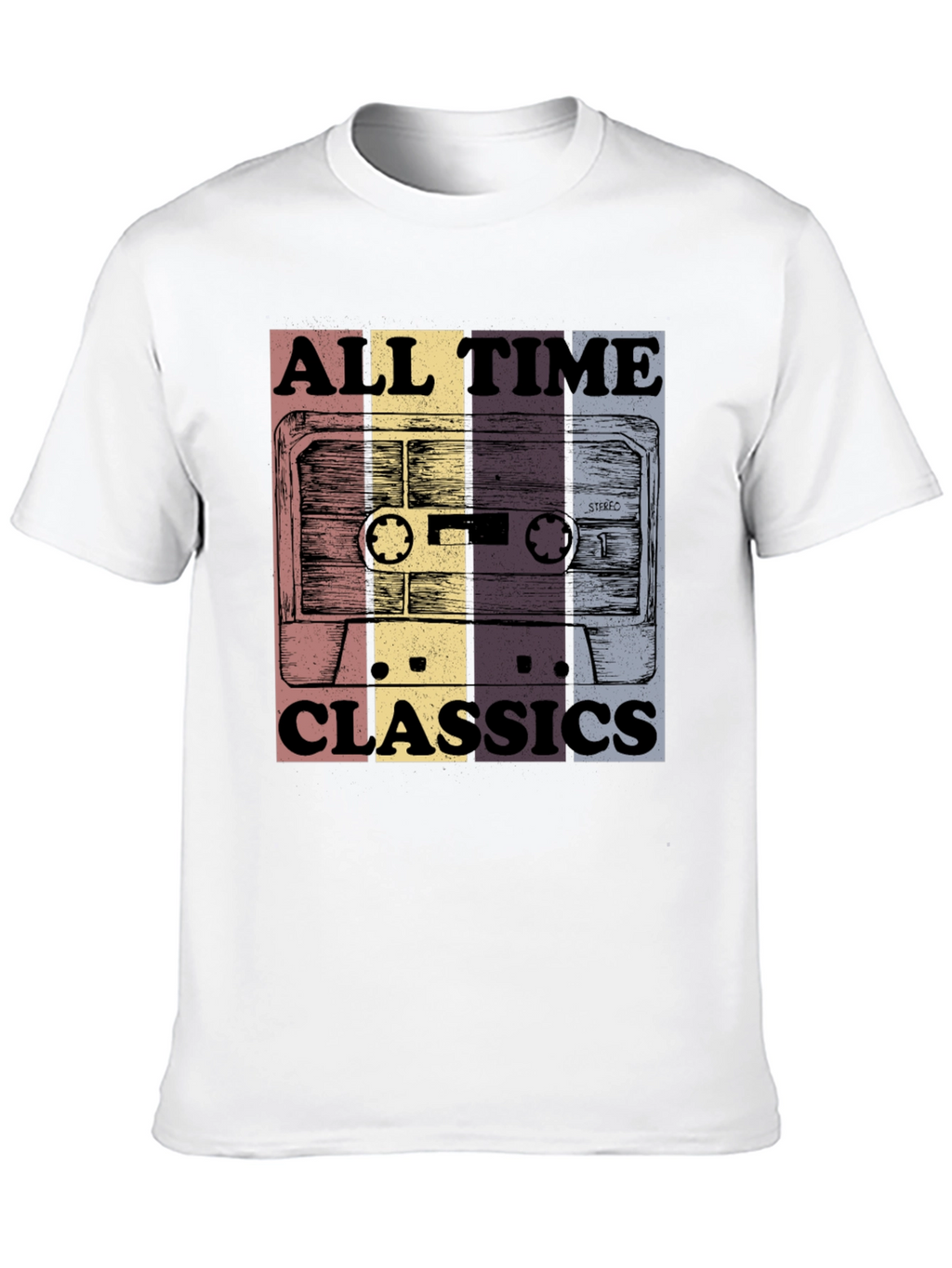 All Time Classics Retro Cassette Tape T-Shirt