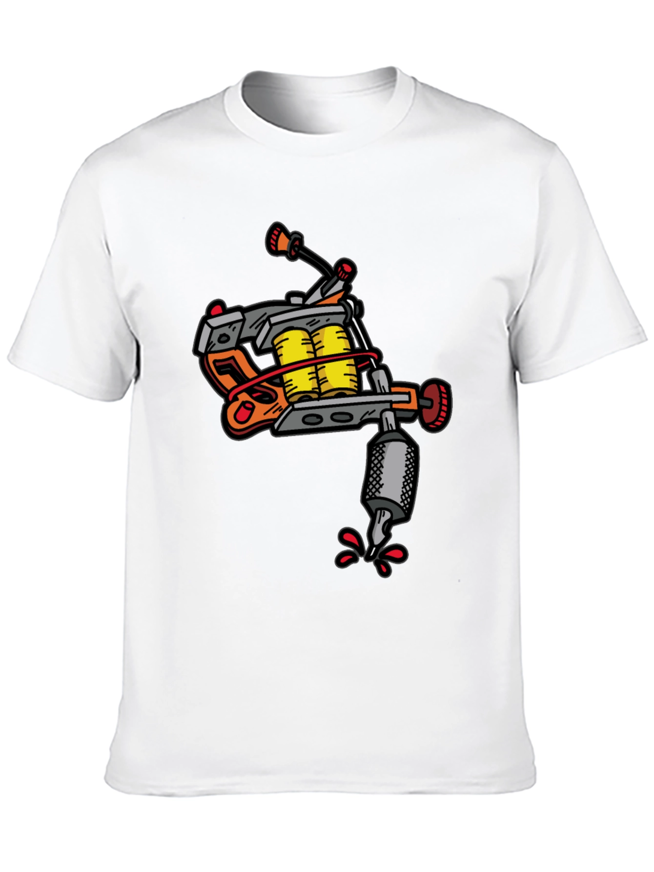 Tattoo Machine Graphic Tee - Cool Artistic Design