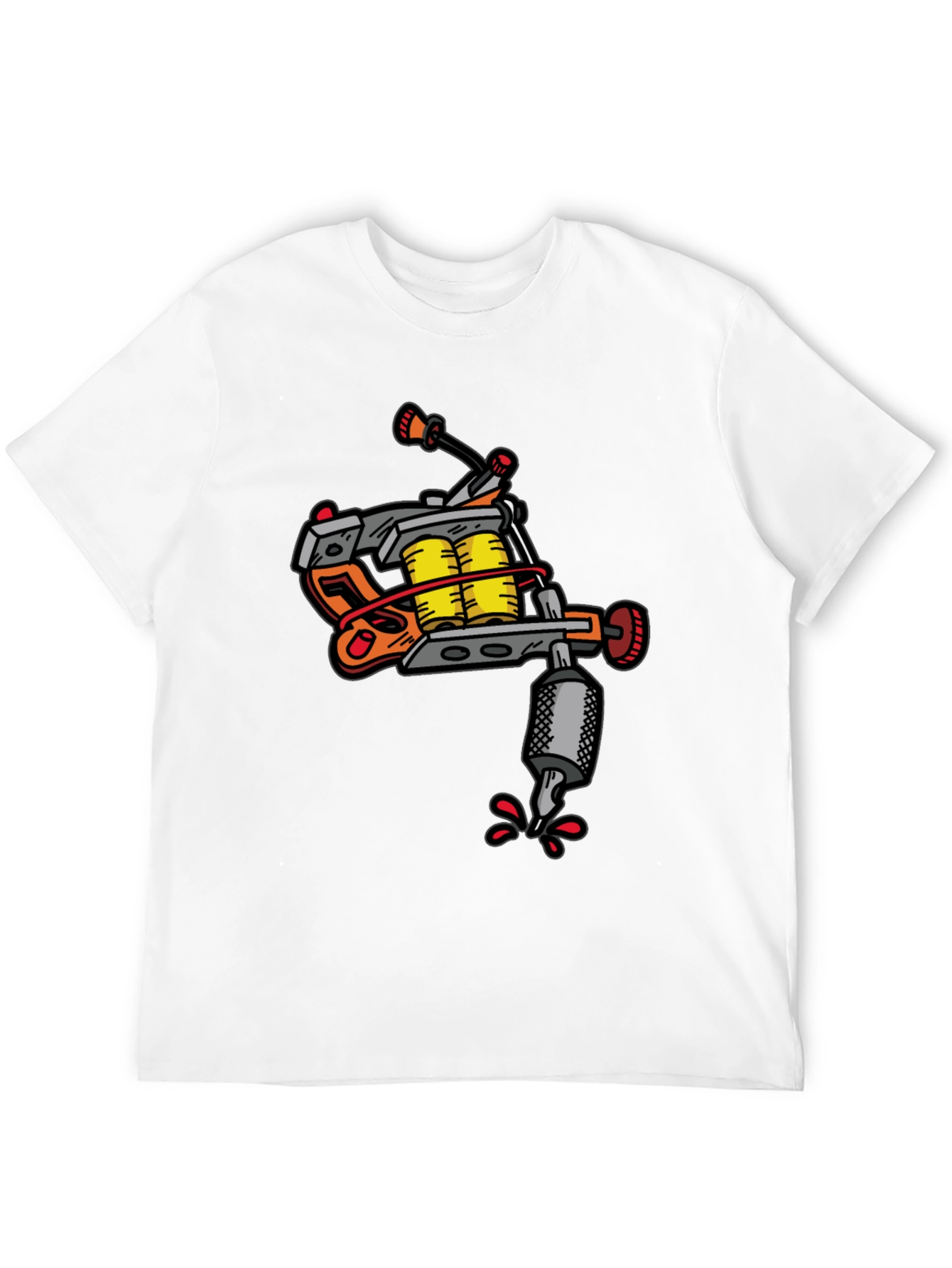 Tattoo Machine Graphic Tee - Cool Artistic Design