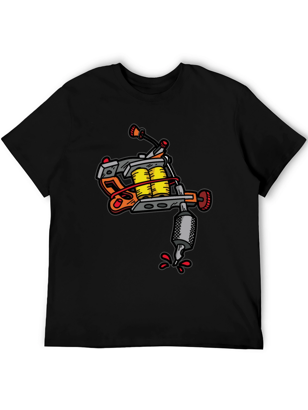 Tattoo Machine Graphic Tee - Cool Artistic Design