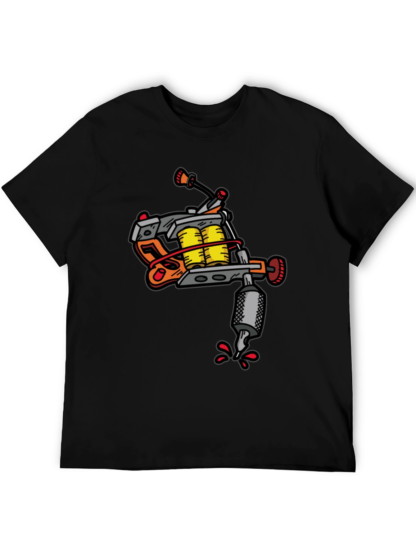 Tattoo Machine Graphic Tee - Cool Artistic Design