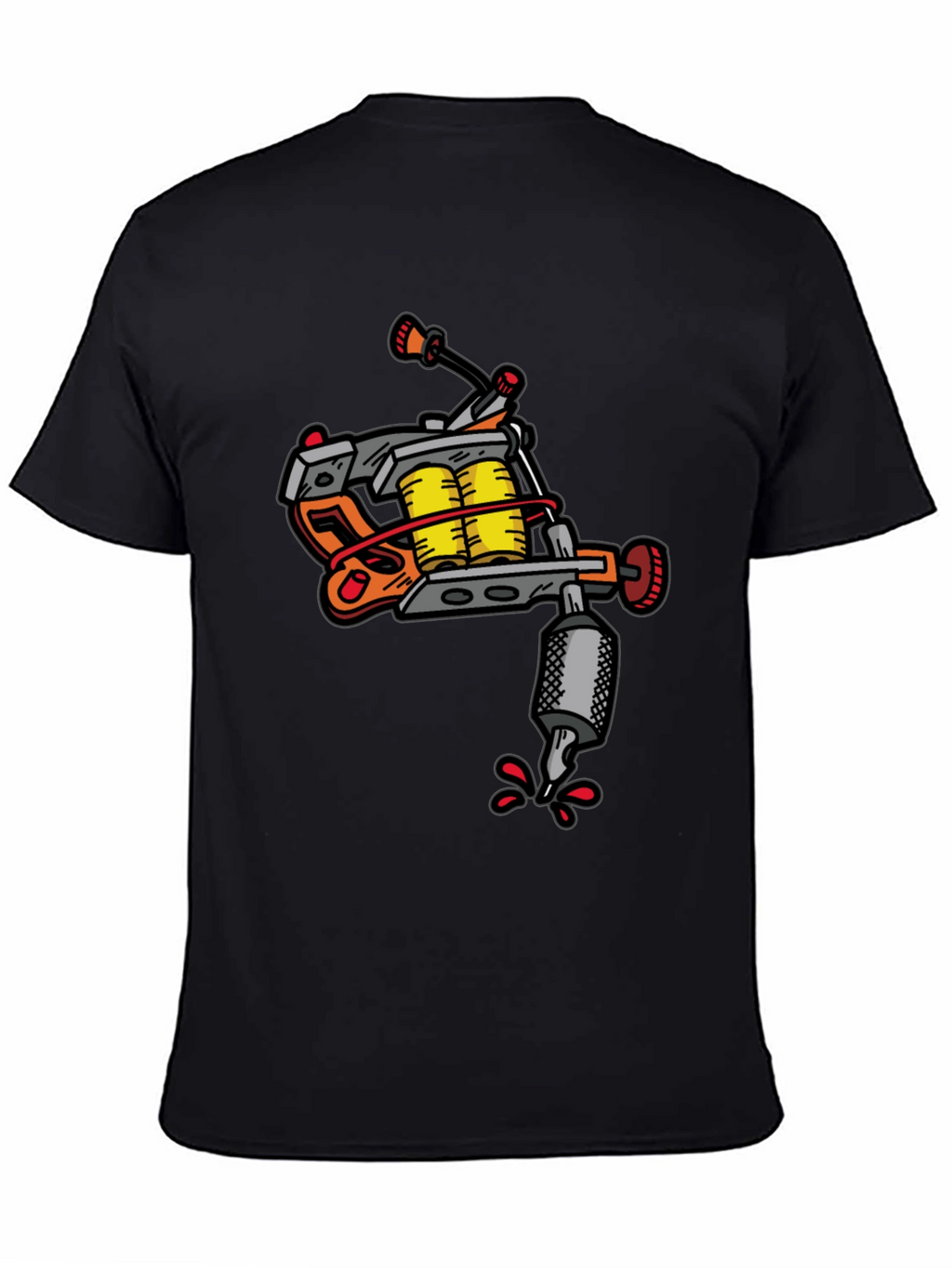Tattoo Machine Graphic Tee - Cool Artistic Design