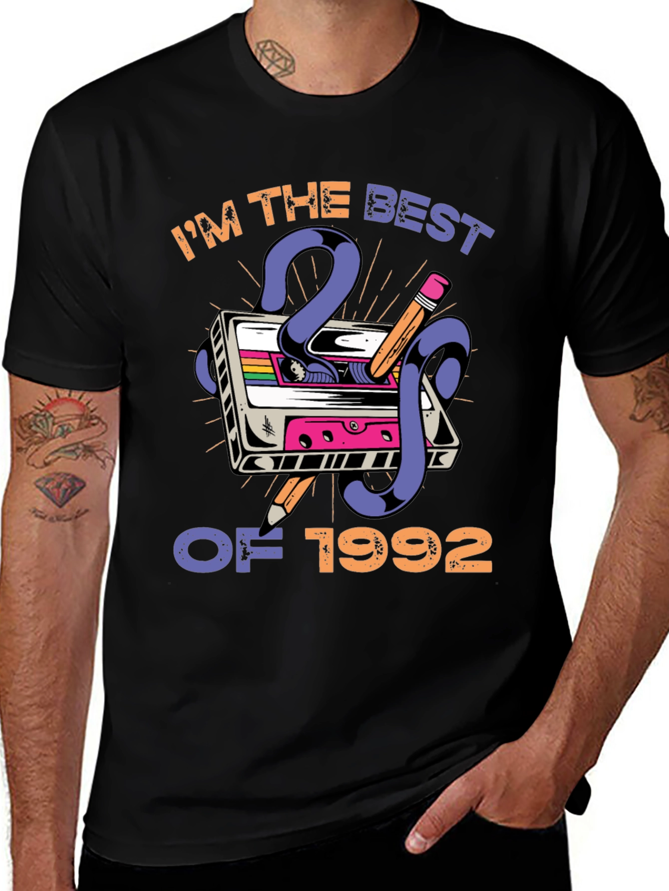 Best of 1992 Cassette Tape Graphic Tee