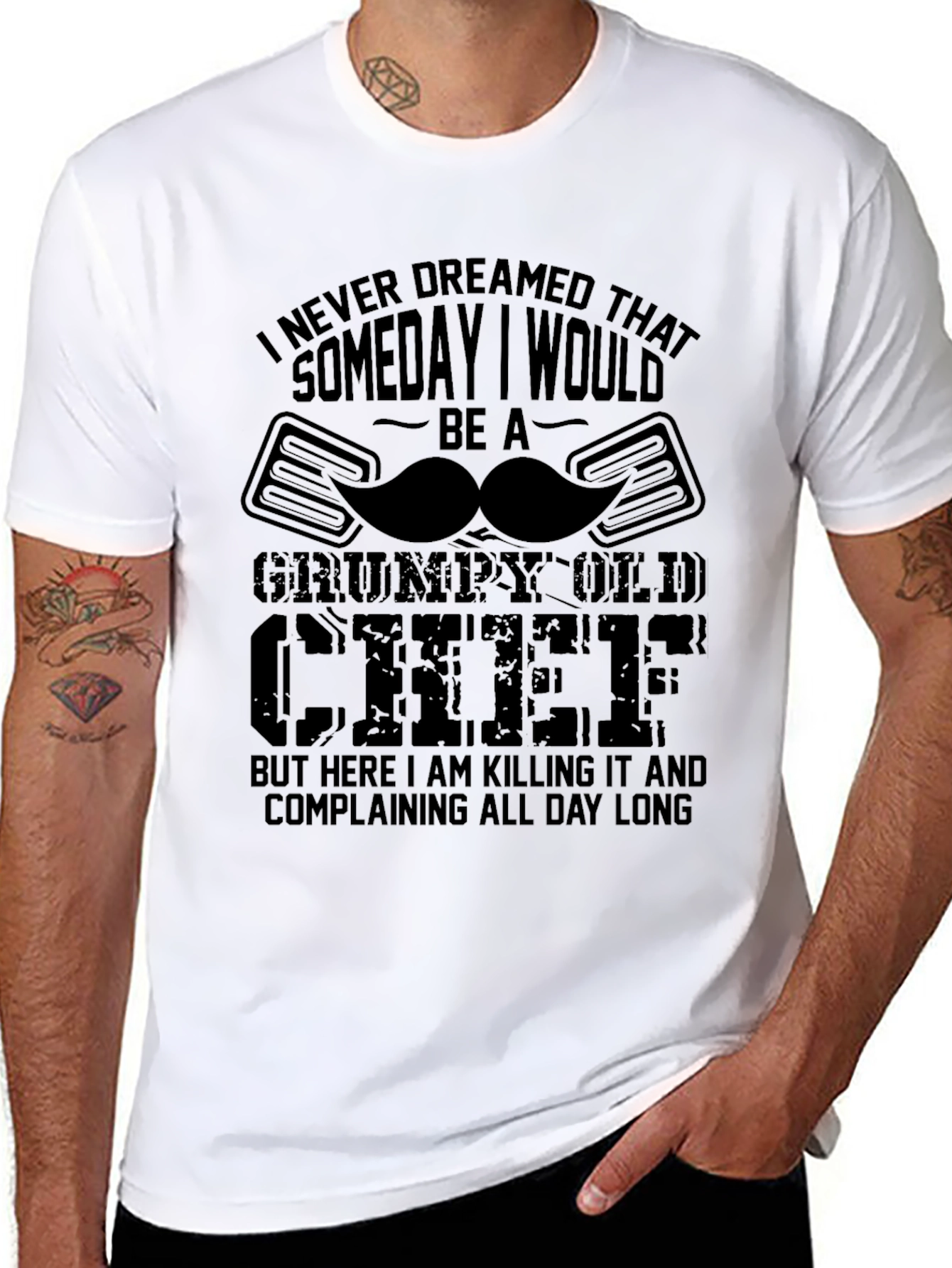Grumpy Old Chef T-Shirt - Funny Chef Gift