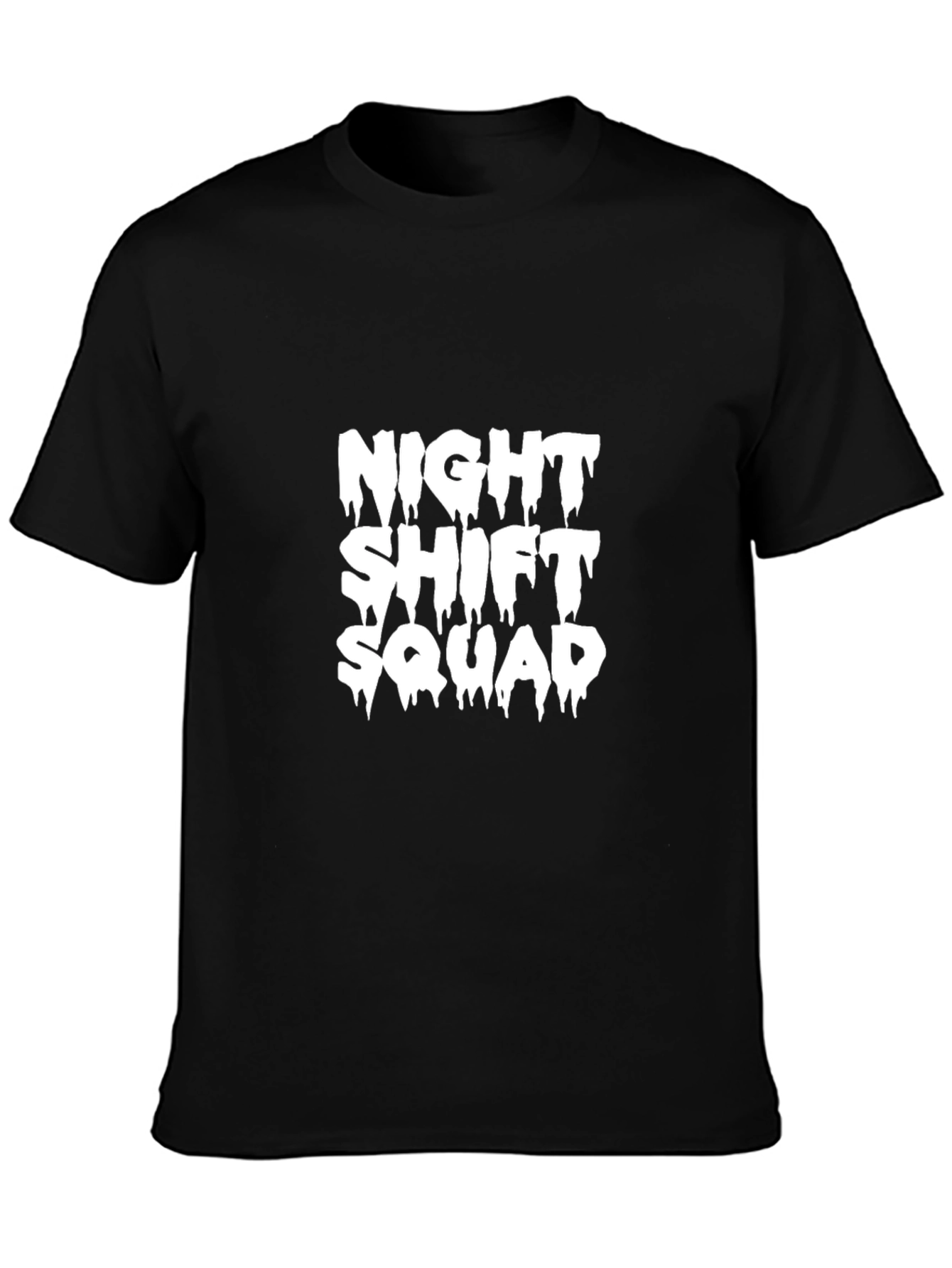 Night Shift Squad Black T-Shirt