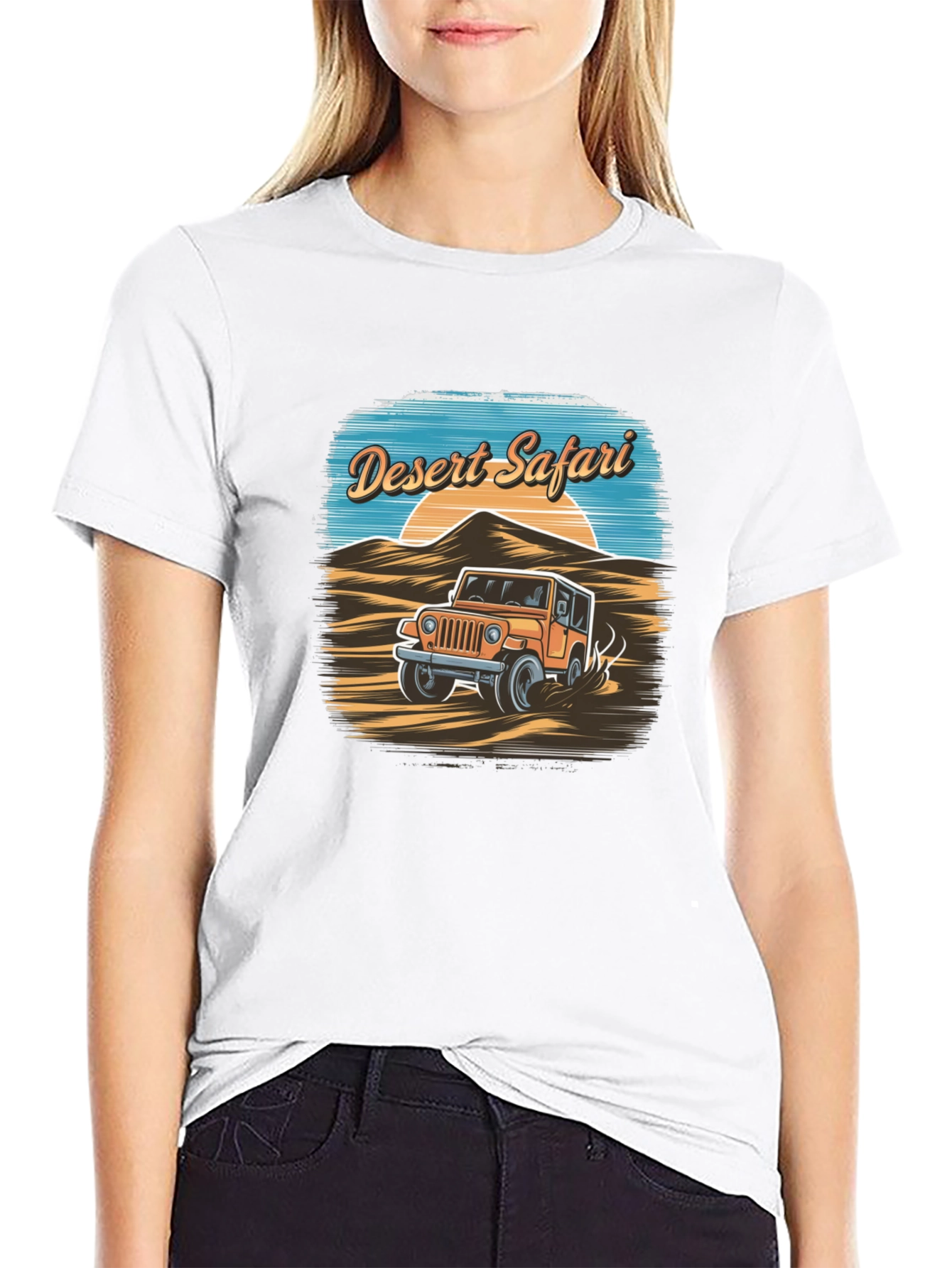 Desert Safari Graphic Tee - Adventure Awaits!
