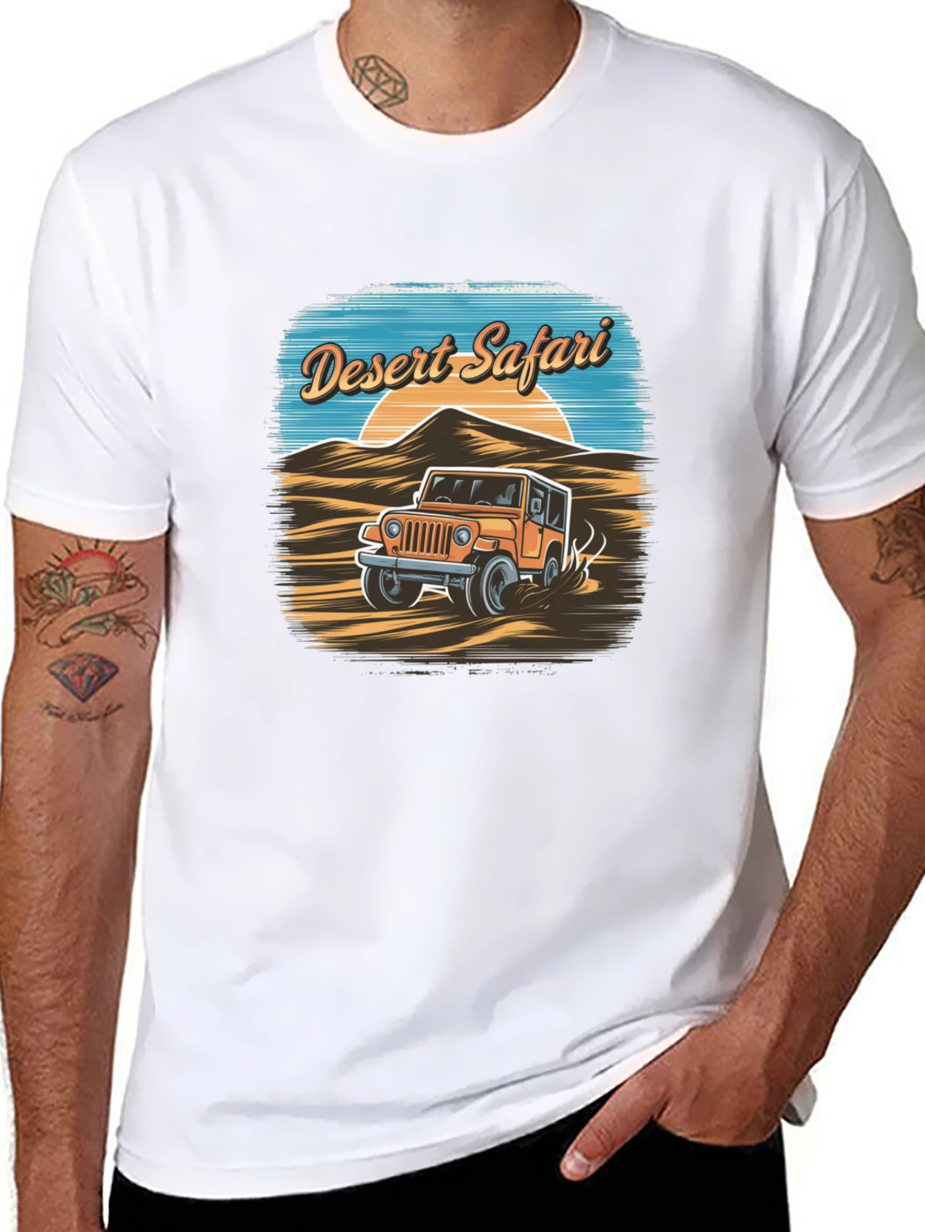 Desert Safari Graphic Tee - Adventure Awaits!