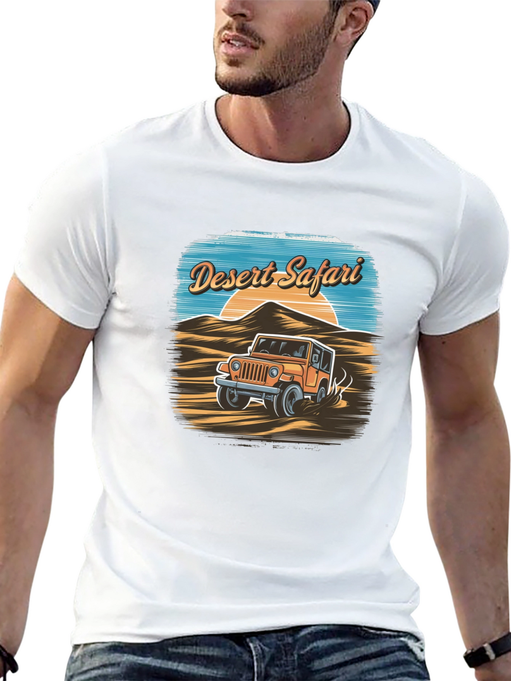 Desert Safari Graphic Tee - Adventure Awaits!