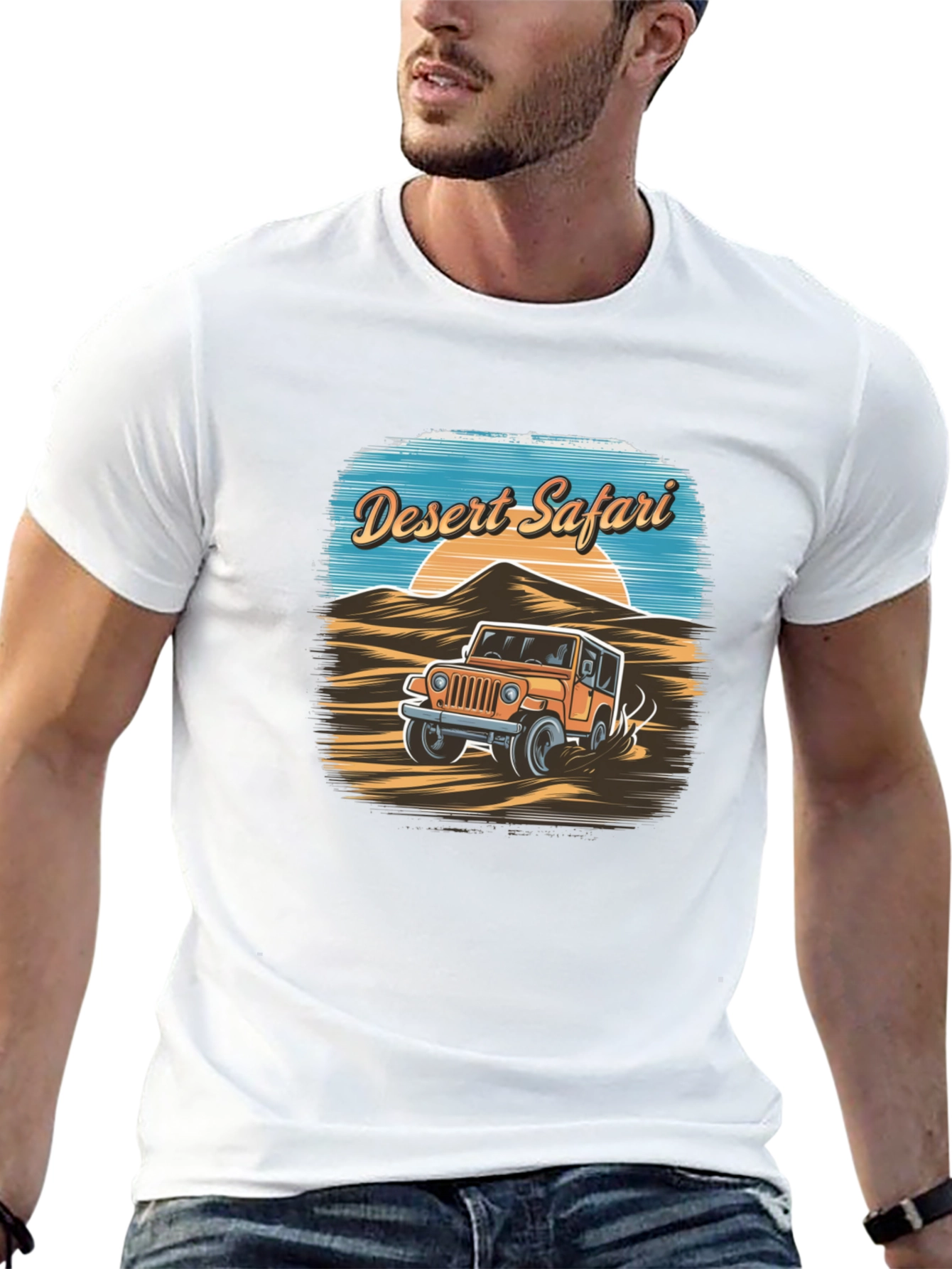 Desert Safari Graphic Tee - Adventure Awaits!