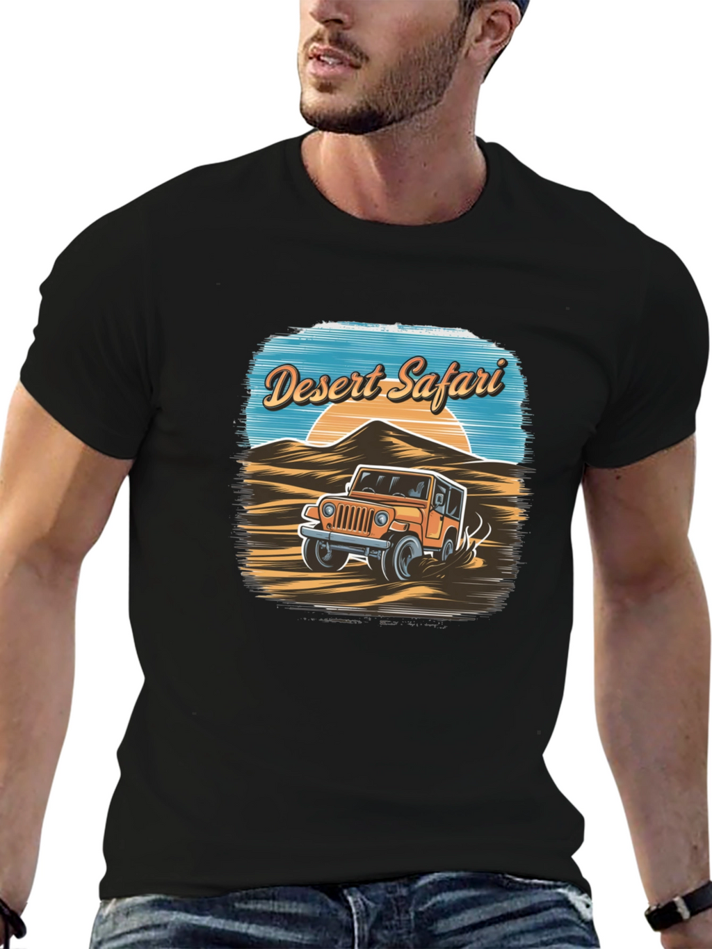 Desert Safari Graphic Tee - Adventure Awaits!