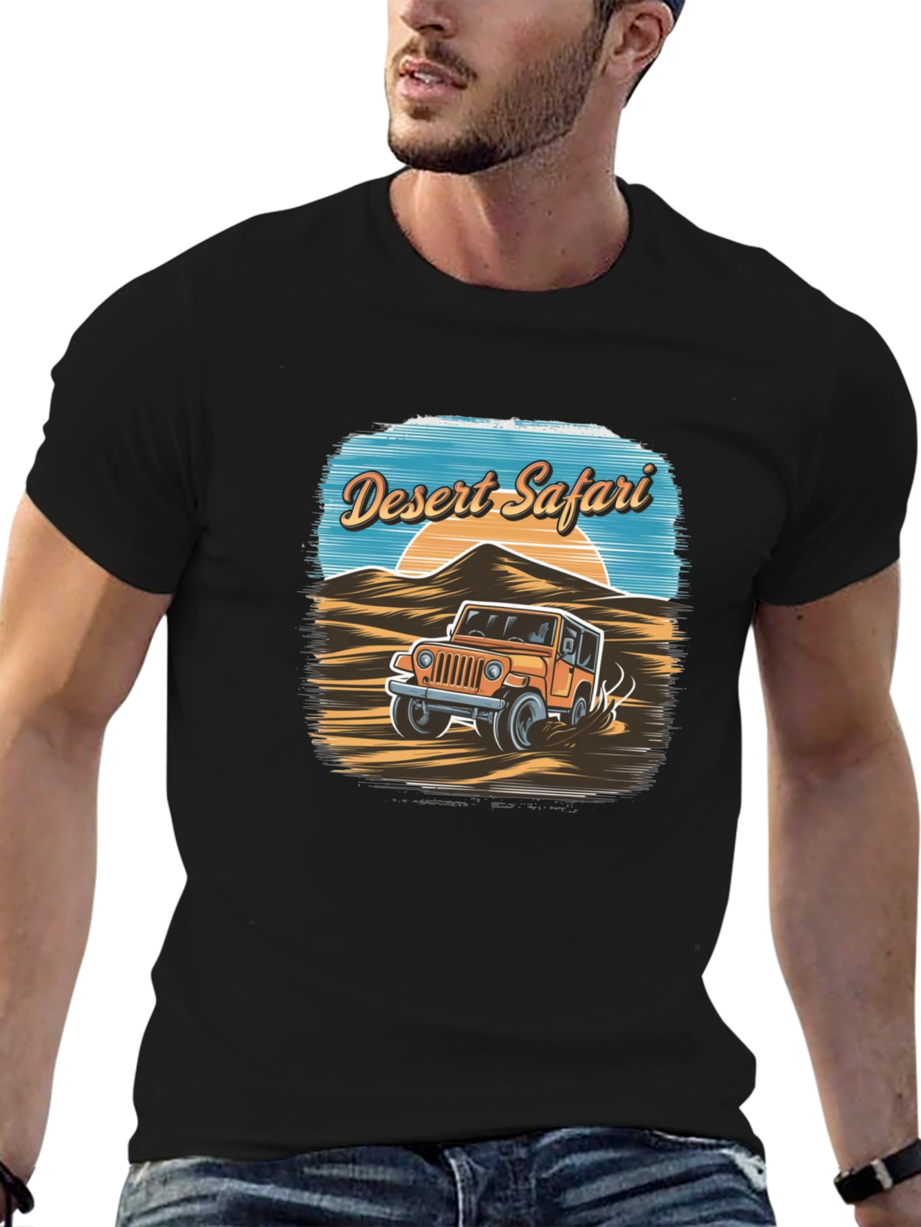Desert Safari Graphic Tee - Adventure Awaits!