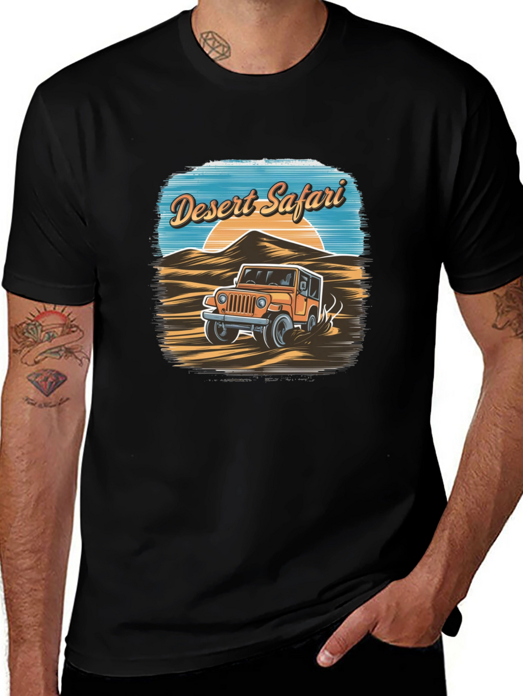 Desert Safari Graphic Tee - Adventure Awaits!
