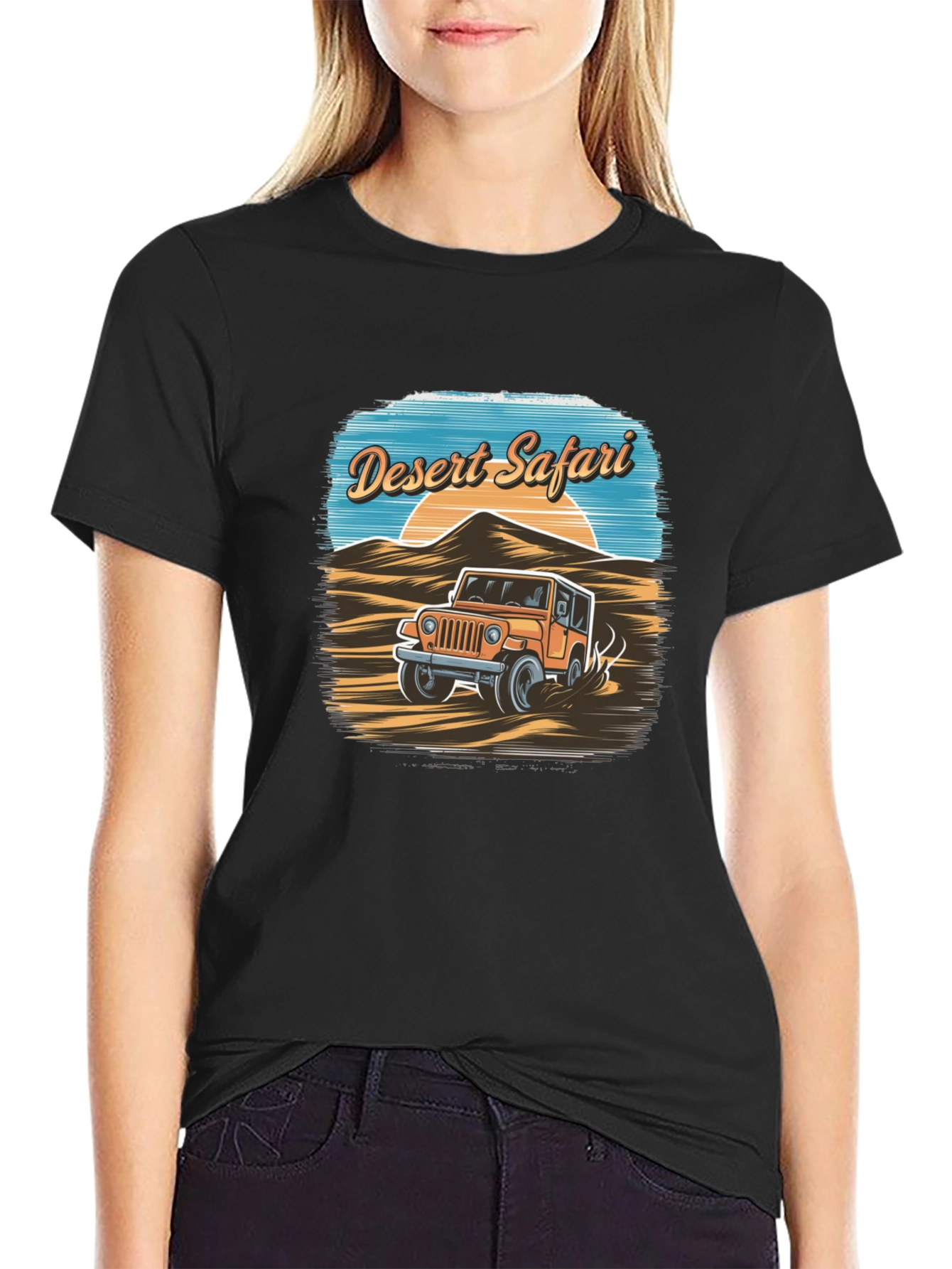 Desert Safari Graphic Tee - Adventure Awaits!