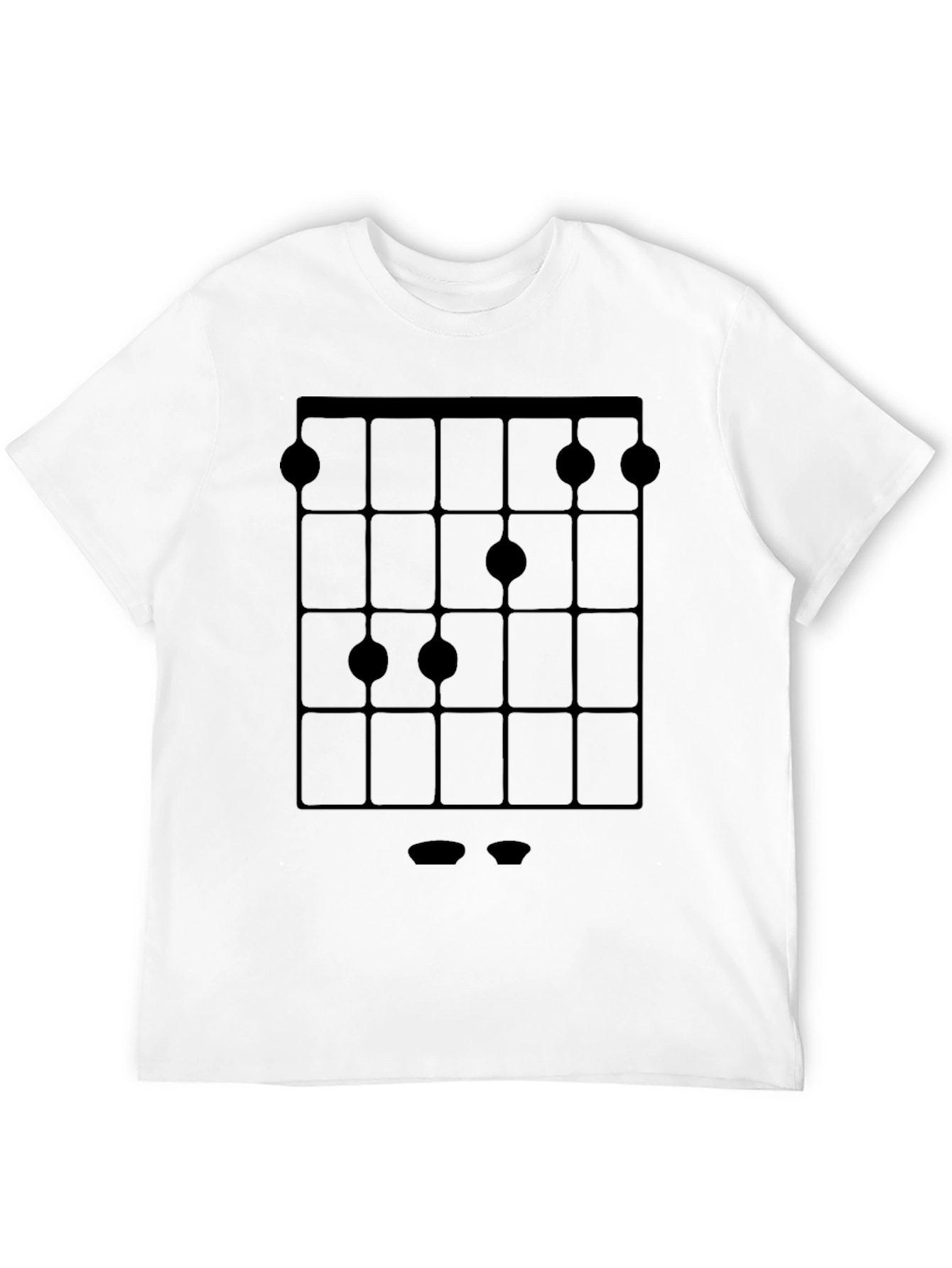 Guitar Chord Diagram Black T-Shirt