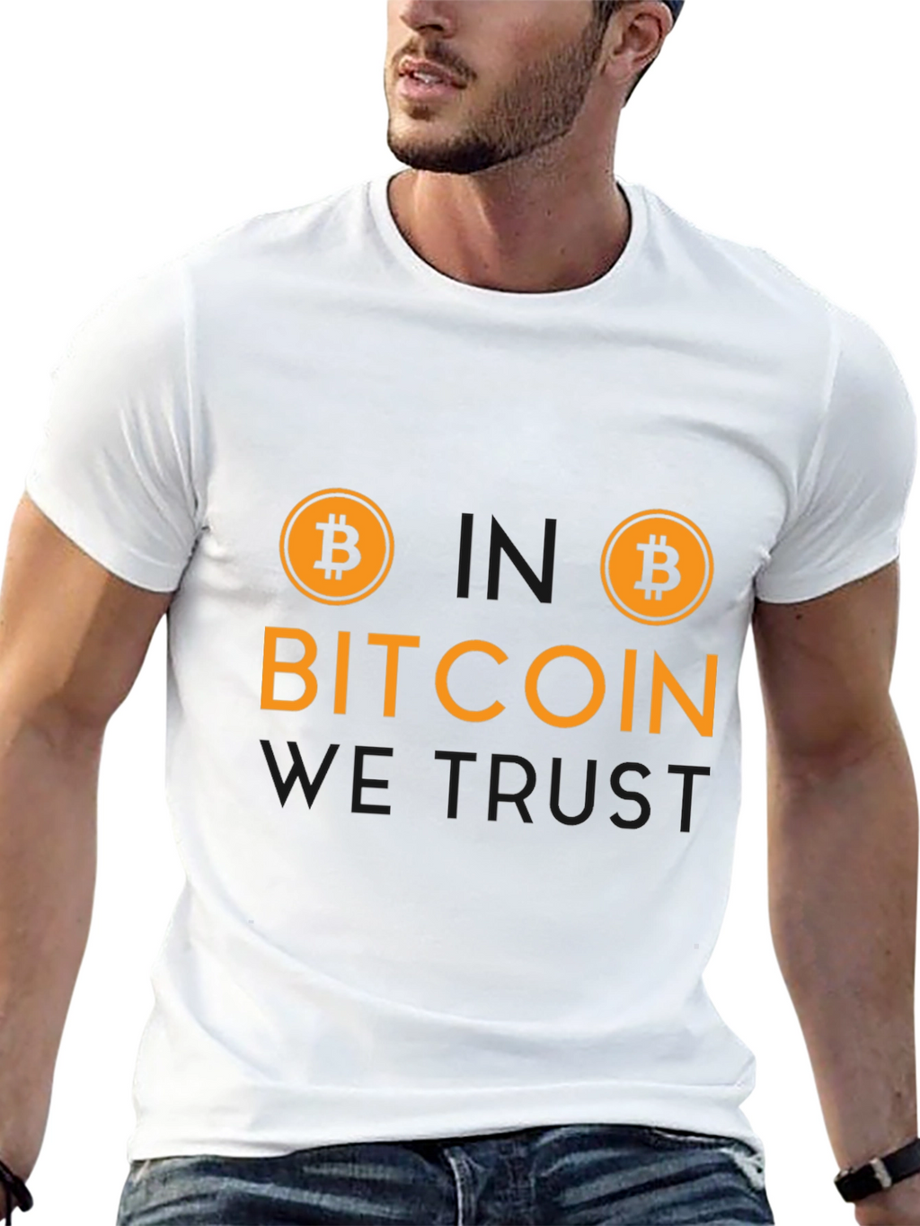 Bitcoin We Trust T-Shirt - Crypto Currency Tee