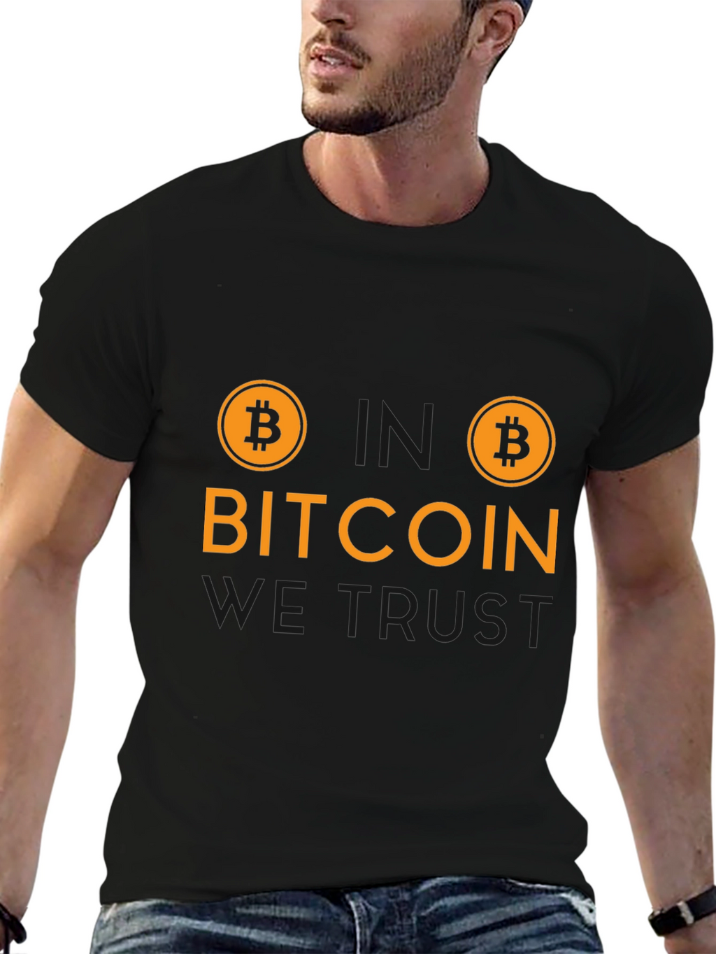 Bitcoin We Trust T-Shirt - Crypto Currency Tee