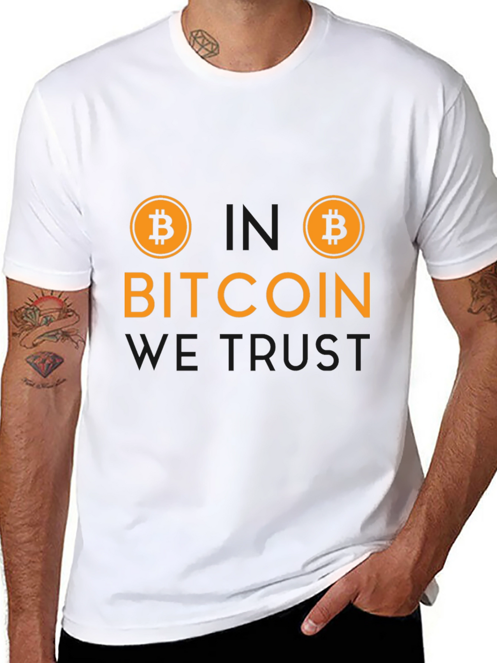 Bitcoin We Trust T-Shirt - Crypto Currency Tee