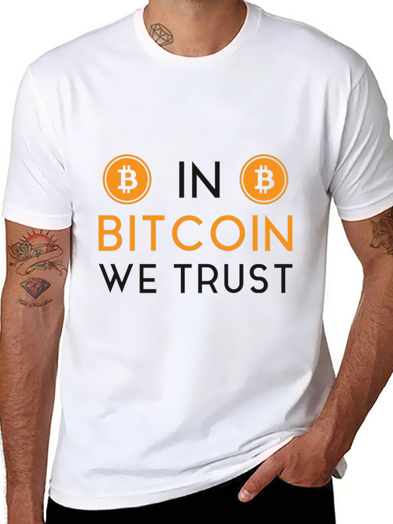 Bitcoin We Trust T-Shirt - Crypto Currency Tee