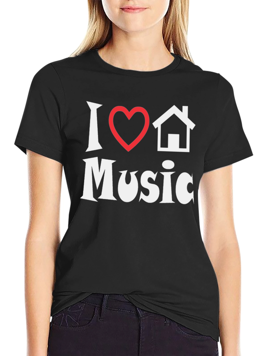 I Heart House Music T-Shirt - Stylish Graphic Tee