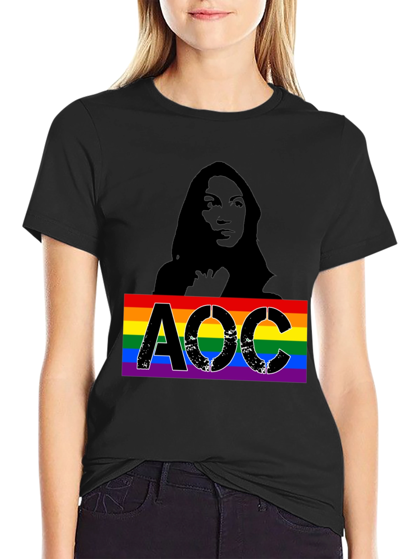 AOC LGBTQ Pride T-Shirt