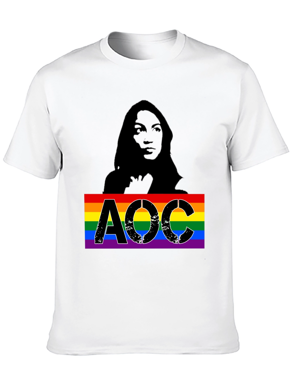 AOC LGBTQ Pride T-Shirt