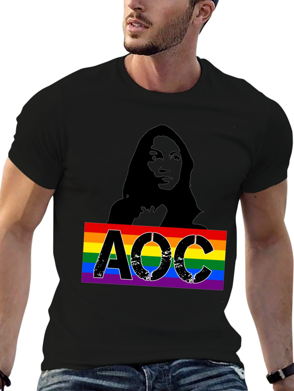 AOC LGBTQ Pride T-Shirt